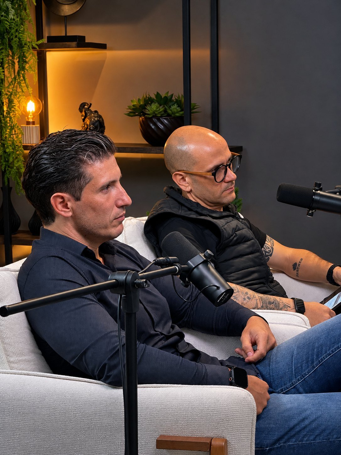 Gravação do Partnercast no estúdio
